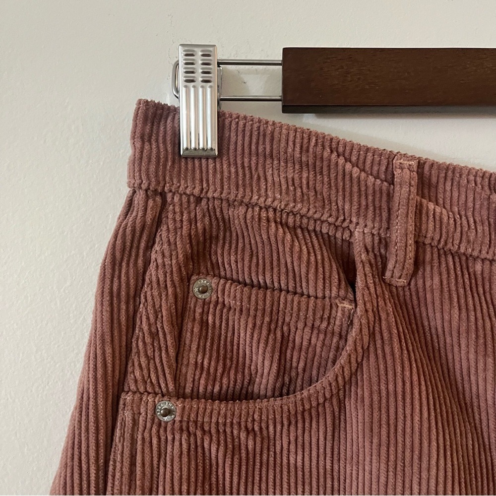 Free People We the Free Good Luck Mid Rise Barrel Pants Jeans Cord Rose 26 NWT - Picture 7 of 16